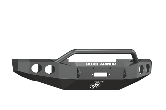Road Armor 08-10 Ford F-250 Stealth Front Winch Bumper w/Pre-Runner Guard - Tex Blk