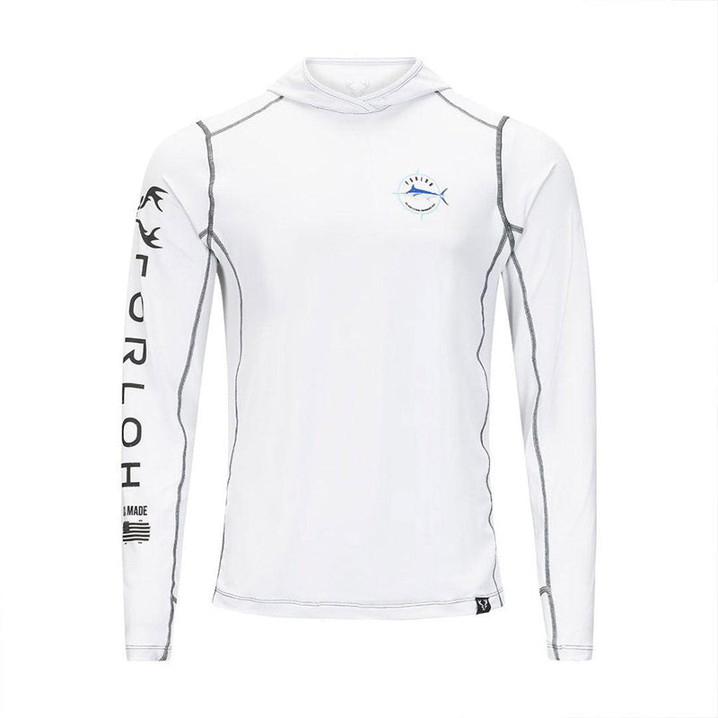 Load image into Gallery viewer, Men’s SolAir Fish Graphic Sun Hoodie
