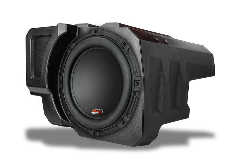 Load image into Gallery viewer, SSV Works Rear Seat Subwoofer for Polaris RZR Pro 4 with SSV Works V-Spec 1000watt Sub
