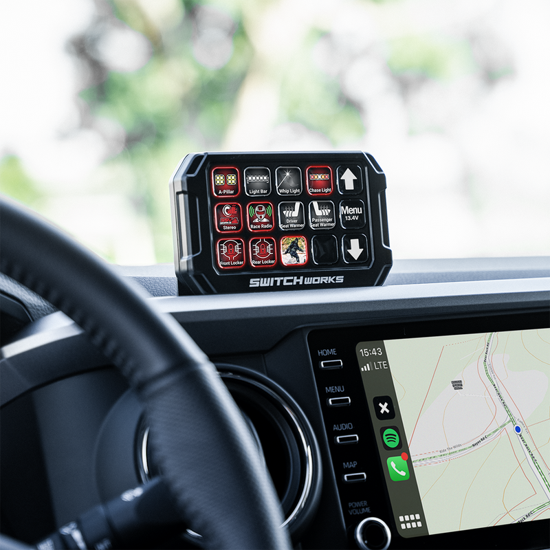 Load image into Gallery viewer, SWITCH Works Alpha12 Controller installed in a Gen 3 Tacoma
