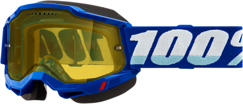 100% Accuri 2 Snow Goggles - Blue - Yellow 50021-00002
