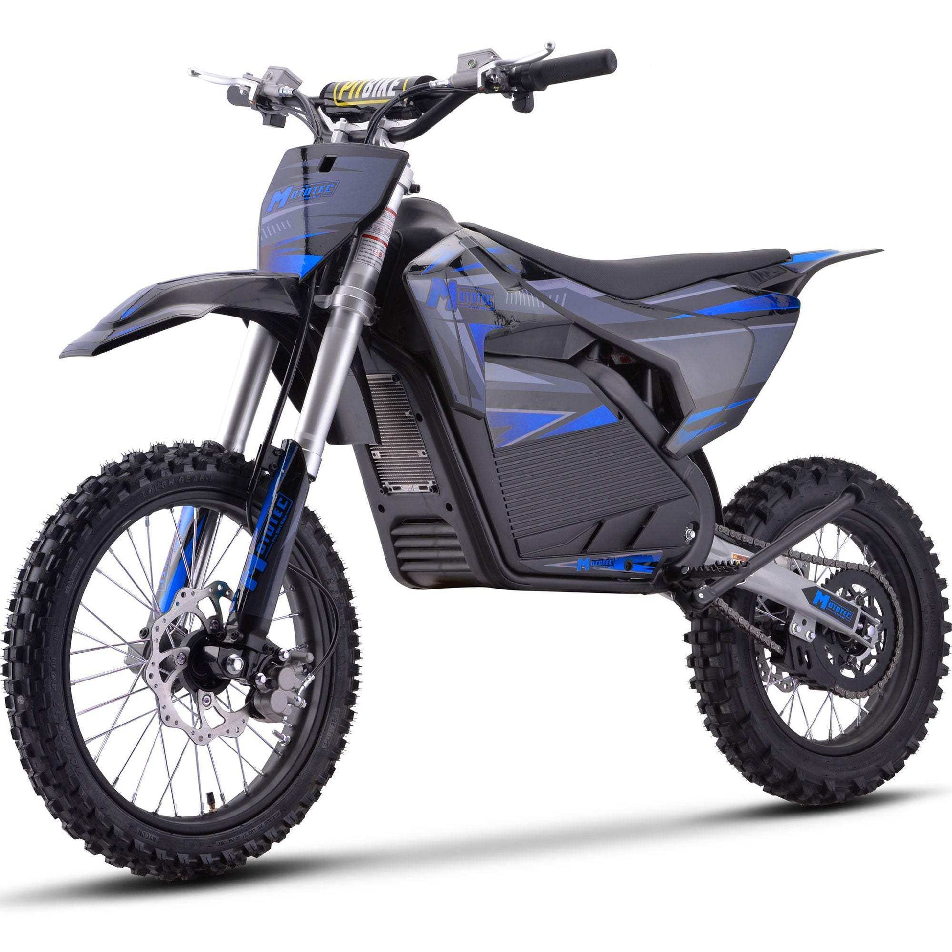 Mototec 72v Pro Electric Dirt Bike 5000w Lithium Blue - Skoutley Outdoors LLC