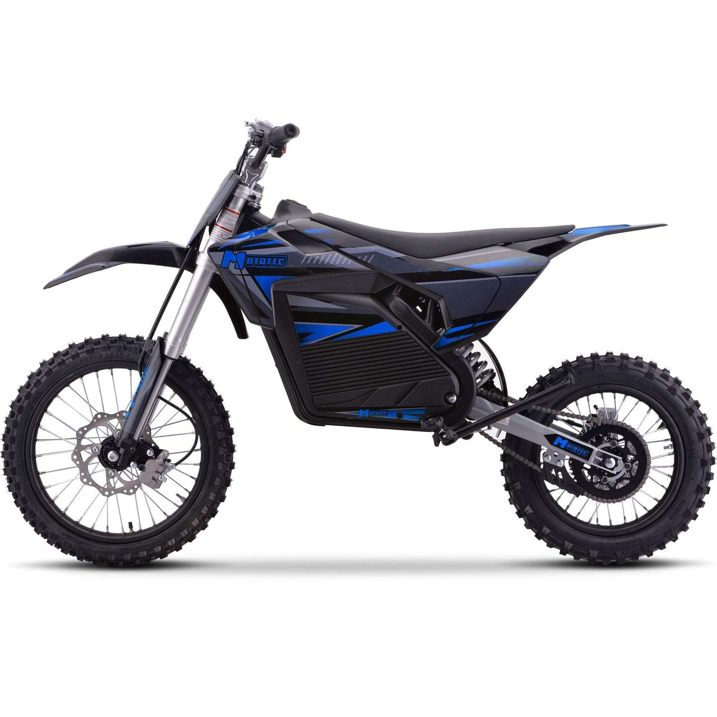 Mototec 72v Pro Electric Dirt Bike 5000w Lithium Blue - Skoutley Outdoors LLC