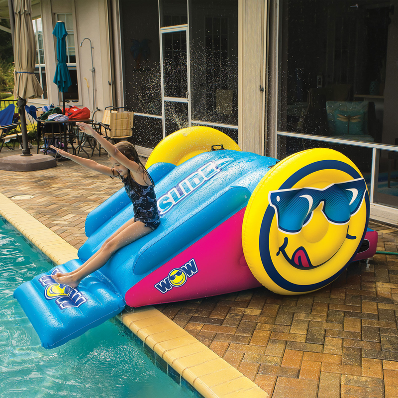 Load image into Gallery viewer, WOW Watersports Fun Inflatable Water Slide with Sprinklers for In-Ground Pools
