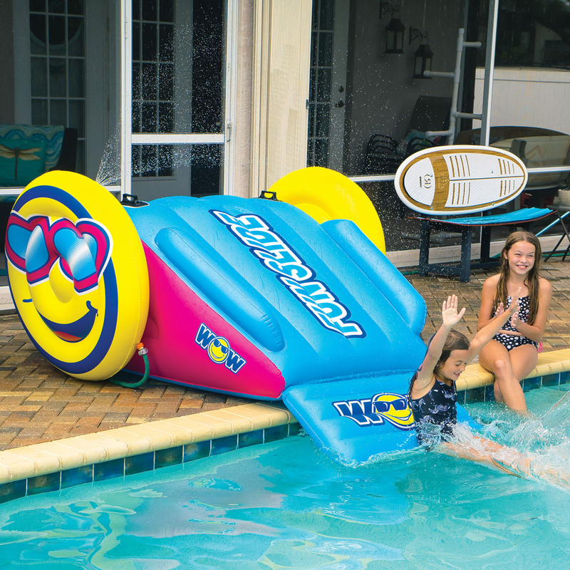 Load image into Gallery viewer, WOW Watersports Fun Inflatable Water Slide with Sprinklers for In-Ground Pools
