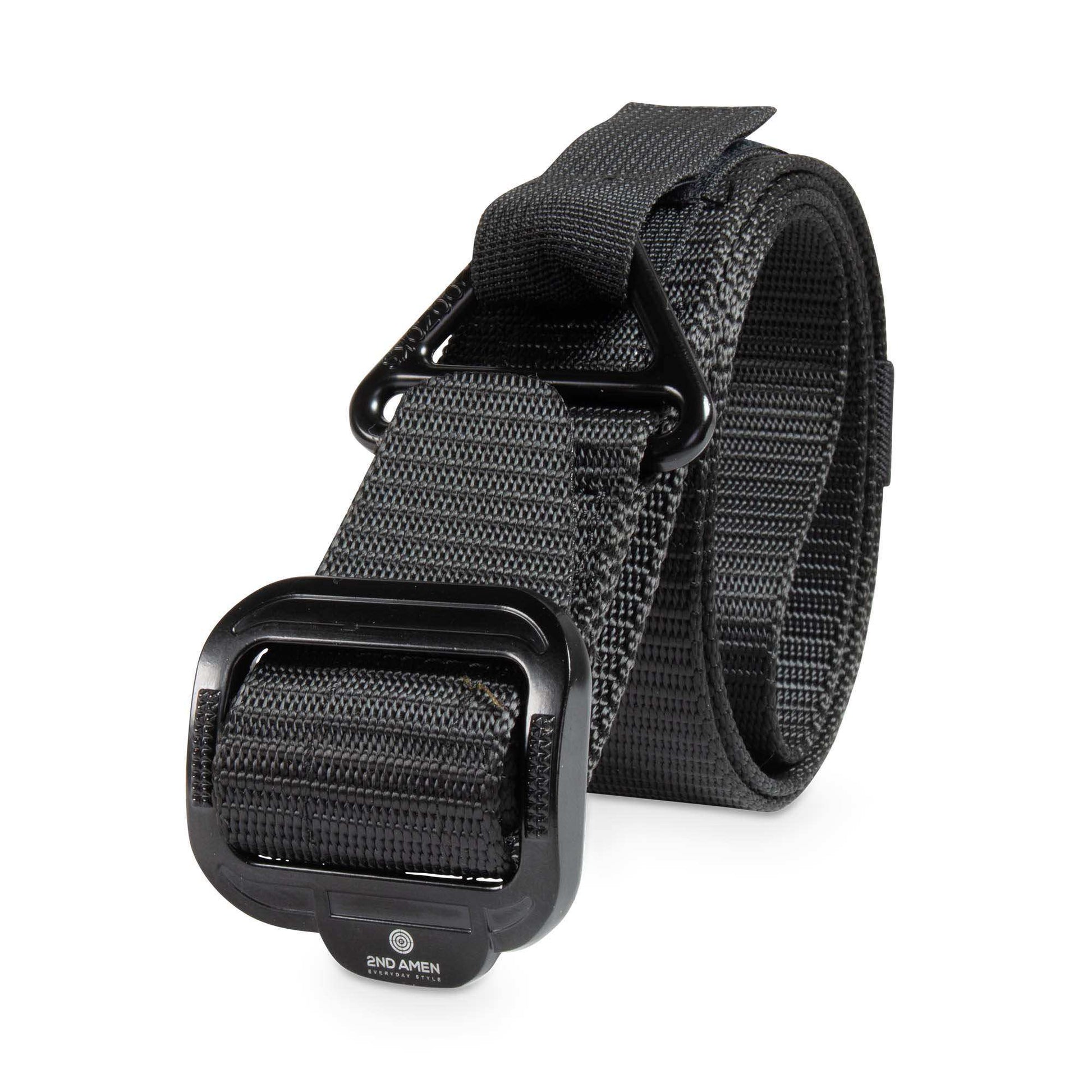 2ND Amen Men's Tactical 1.5 Inch Convertible TDU Rigger with Black Nylon webbing belt & Adjustable Metal Buckle - Skoutley Outdoors LLC