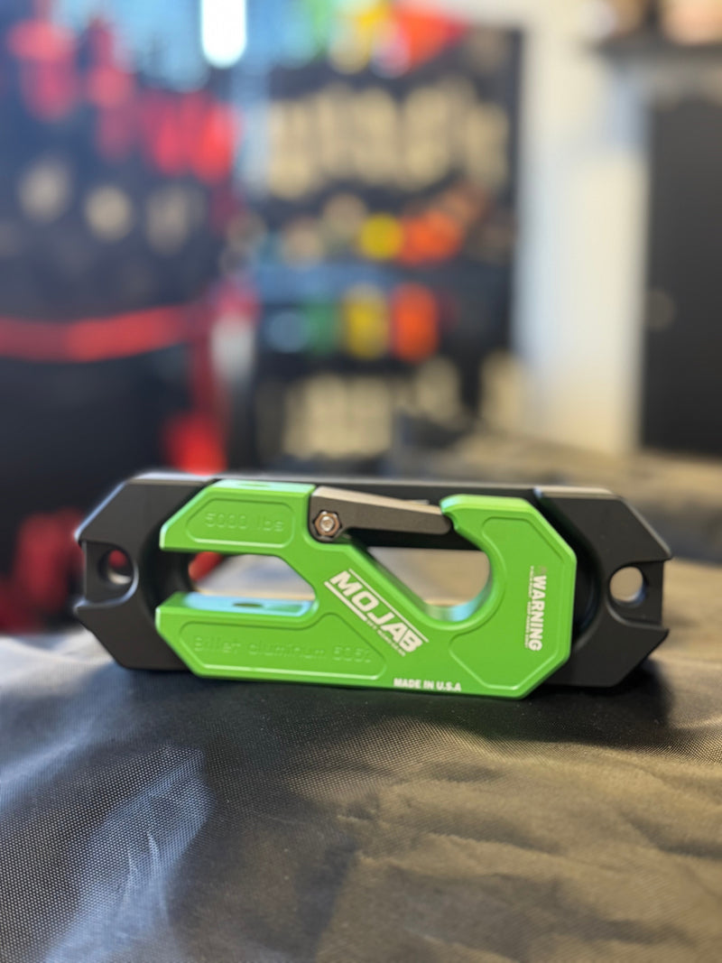 Load image into Gallery viewer, Side By Side / UTV Aluminum Recessed Winch Shackle with Fairlead Kit. (LIFE TIME WARRANTY*)
