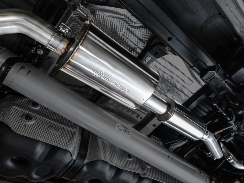 Load image into Gallery viewer, AWE 0FG Exhaust for 3rd Gen Toyota Tundra - Dual Chrome Silver Tips
