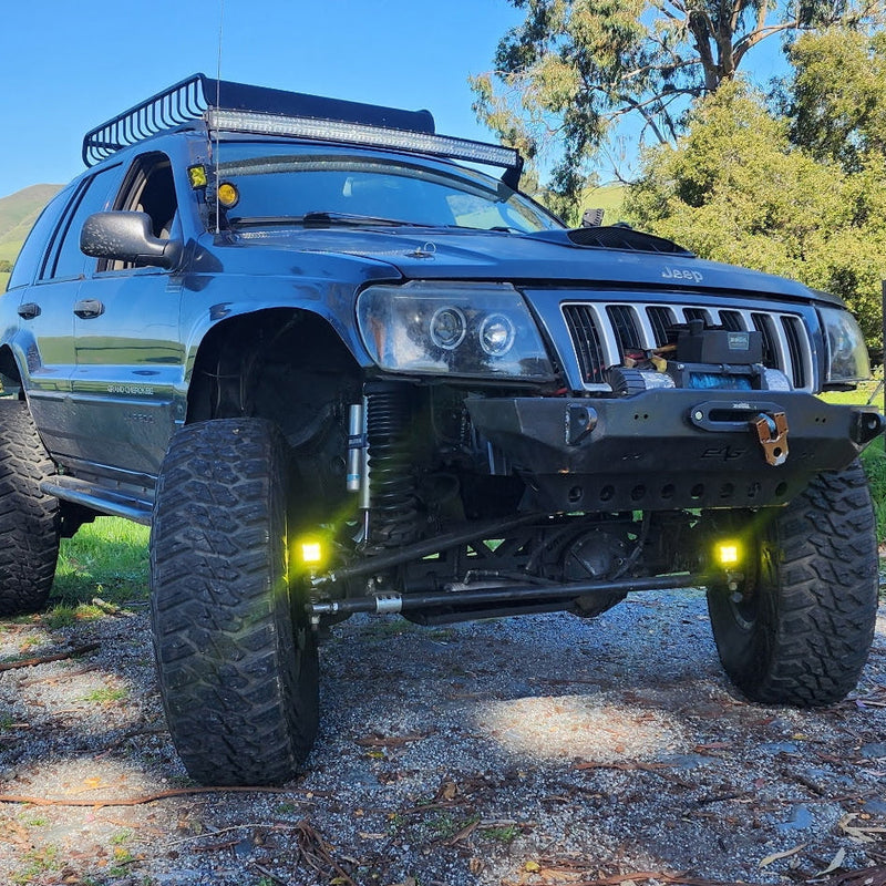 Load image into Gallery viewer, Jeep WJ Grand Cherokee Steerable Knuckle Pod Light Mounts (1999-2004)
