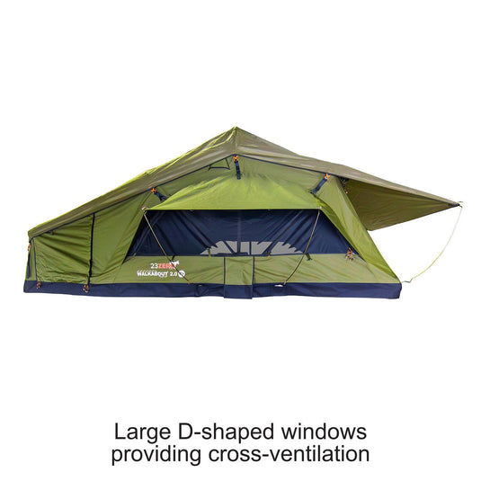 23Zero Walkabout 87 2.0 Soft Shell Roof Top Tent