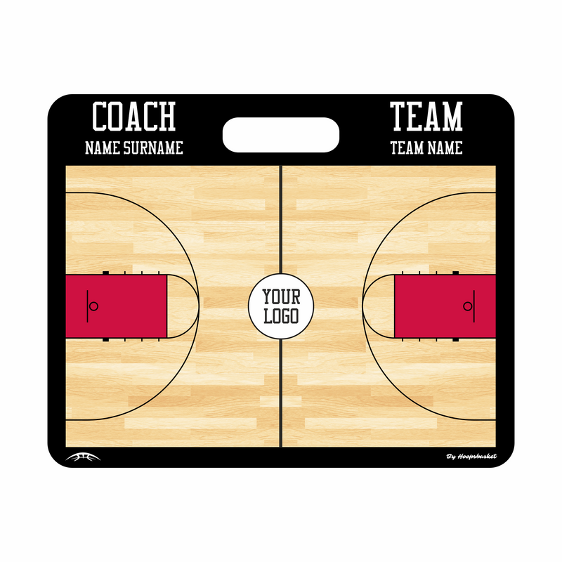 Load image into Gallery viewer, Custom High School Basketball Coaching Board 11.4 x 9.4 in (Magnetic)
