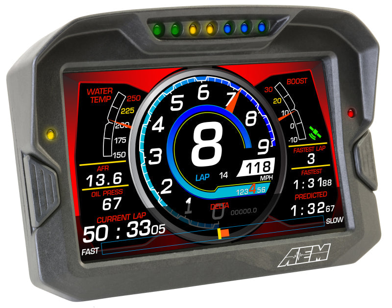 Load image into Gallery viewer, AEM Electronics Digital Dash, CD-7LG, Carbon Housing, Data Logging, GPS, CAN Bus, Kit
