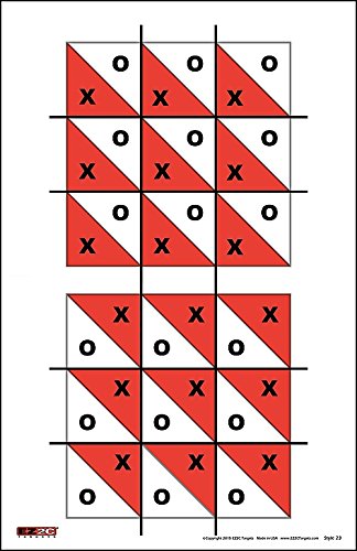 Load image into Gallery viewer, EZ2C Four Fun Game Styles: Paper Targets Shooting Range 11"x17" USA MADE
