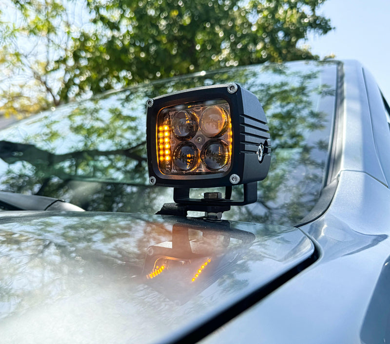 Load image into Gallery viewer, 2023+ GMC Canyon Hood Mount/Ditch Lights
