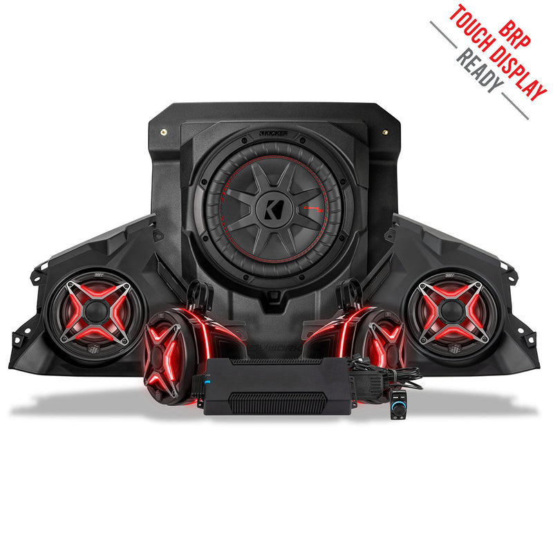 Load image into Gallery viewer, 2024-2026 Can-Am® Maverick R, Phase-4 V-Spec 1650watt 5-Speaker Stereo System
