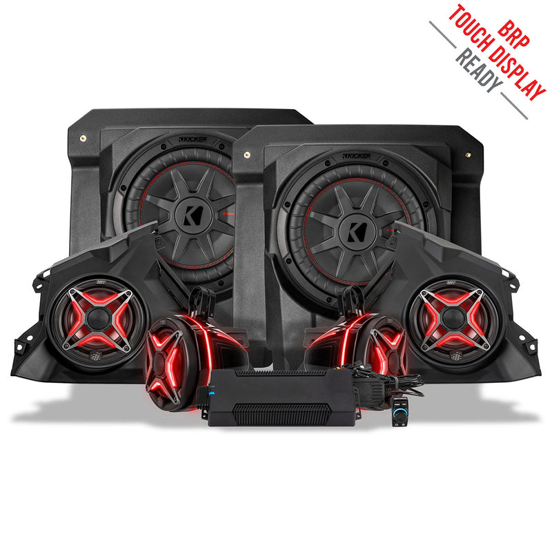 Load image into Gallery viewer, 2024-2026 Can-Am® Maverick R, Phase-5 V-Spec 1650watt 6-Speaker Stereo System
