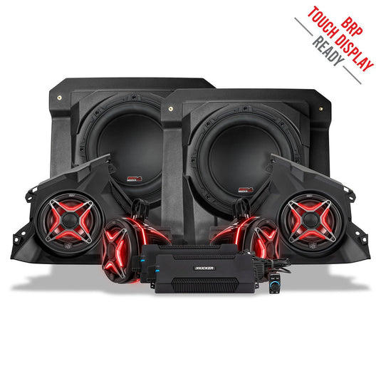 2024 Can-Am® Maverick R, Phase-5 V-Spec 1650watt 6-Speaker System