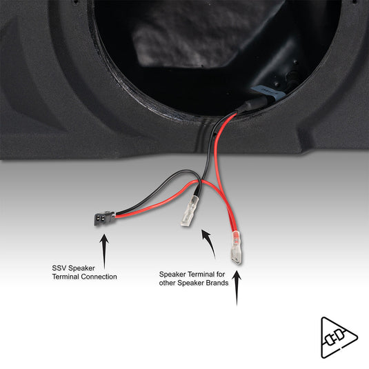2015-2025 Polaris® Slingshot Front Speaker Pods for 8" or 6.5" Speakers