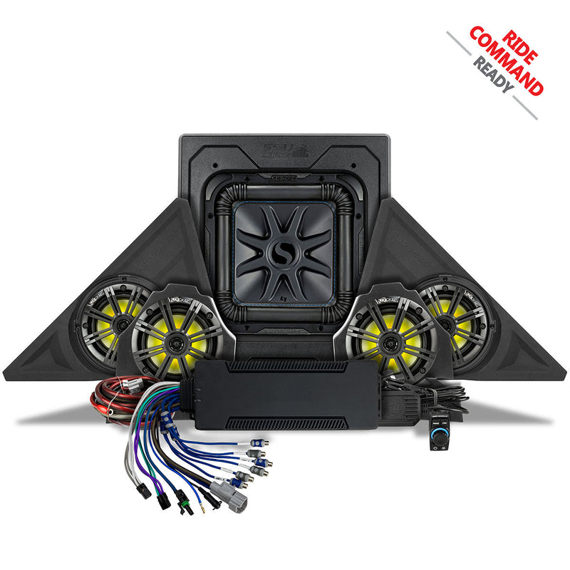 Load image into Gallery viewer, 2018-2025 Polaris® Slingshot Phase-6 K-Spec 1400watt 5-Speaker Audio-System for Ride Command
