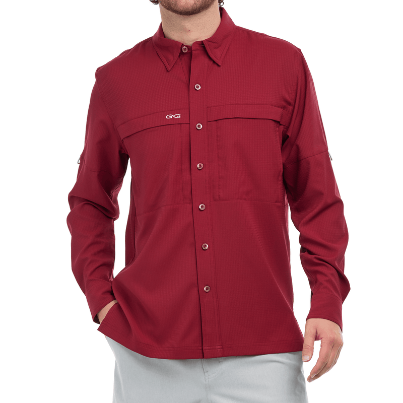 Load image into Gallery viewer, Oxblood Scout Shirt | Long Sleeve
