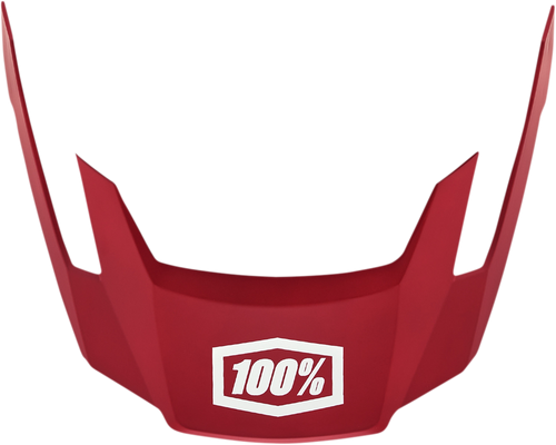 100% Altec Visor - Deep Red - S/M/L/XL 89025-00004