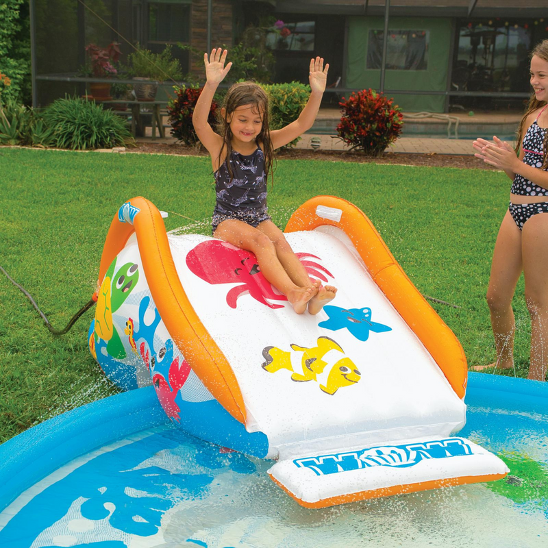 Load image into Gallery viewer, WOW Watersports Swirl Splash Pad Slide (Slide Only)
