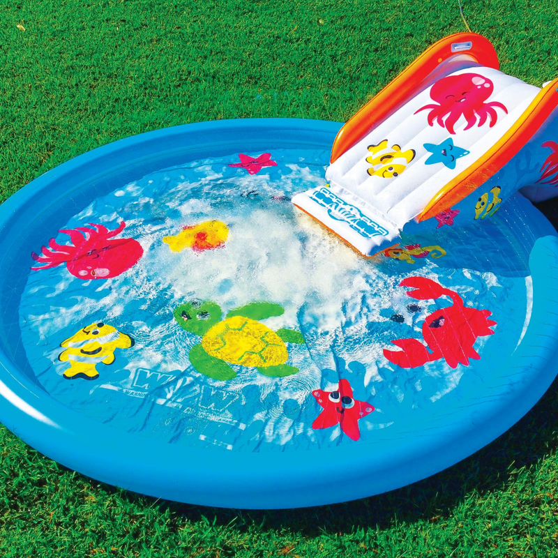 Load image into Gallery viewer, WOW Watersports Swirl Splash Pad Slide (Slide Only)
