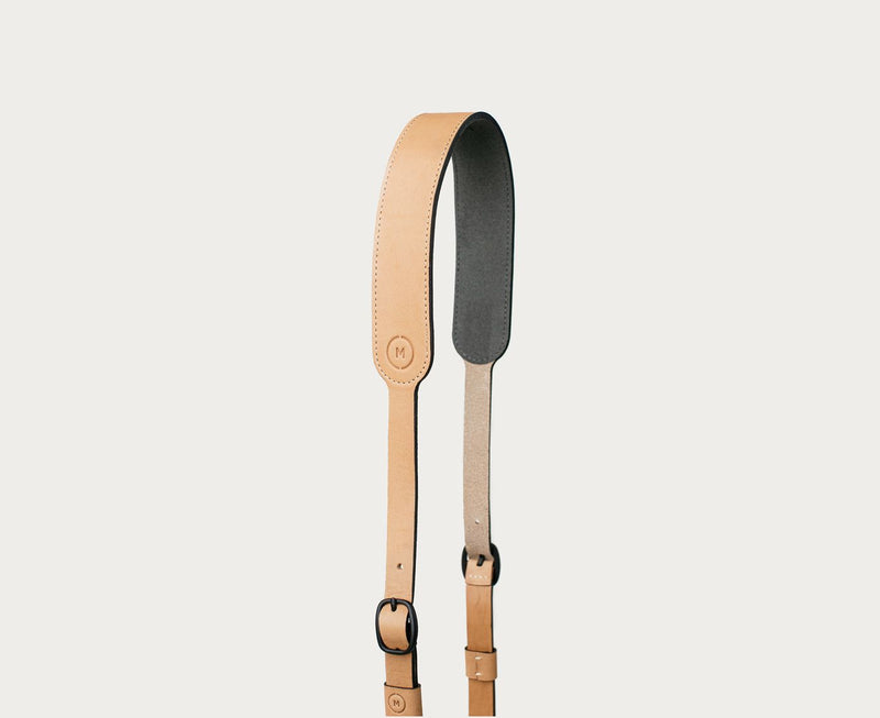 Load image into Gallery viewer, Adjustable Leather Camera Neck Strap
