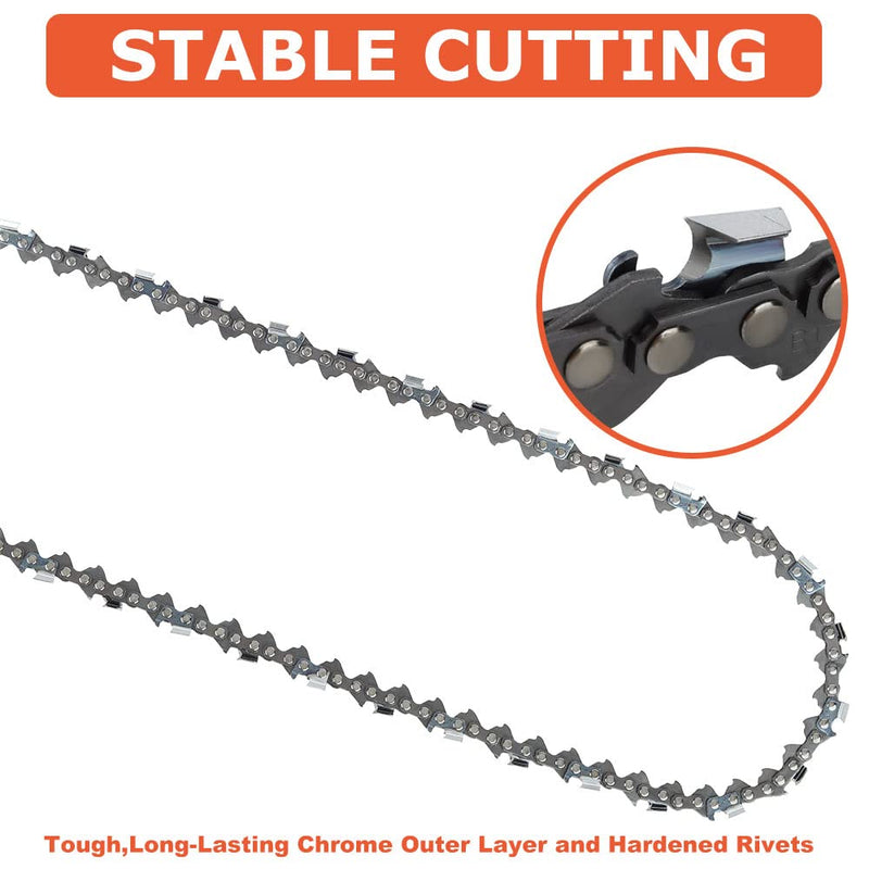 Load image into Gallery viewer, 20 Inch Chain .325 Pitch .050 Gauge 78 DL For Oregon H78 M78 Husqvarna 235 240 440 136 141 142 Jonsered CS 2255 2250 Chainsaw Full Chisel
