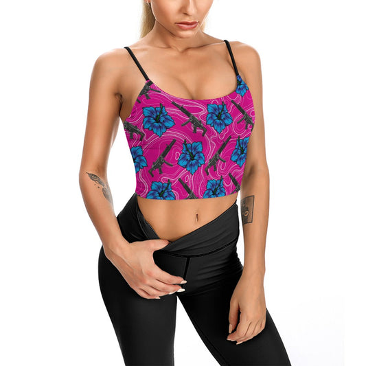 High Capacity Hibiscus Women's Thin Vintage Comfort Camisole