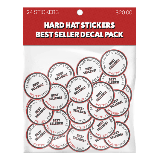 Hard Hat Sticker Best Sellers 24 Pack - $25