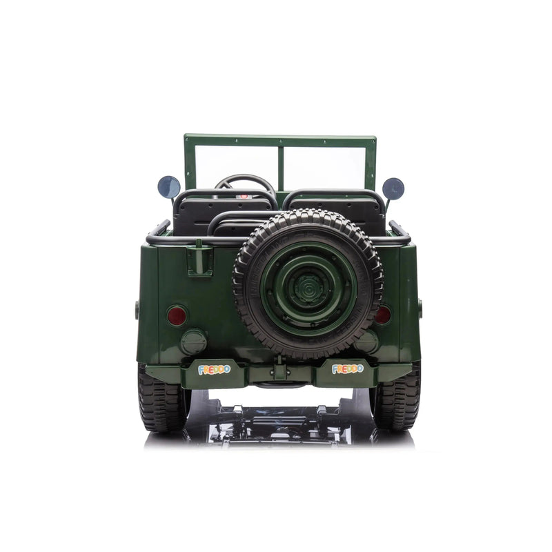 Load image into Gallery viewer, 24V Freddo Military Willy Truck 3 Seater Electric Ride on
