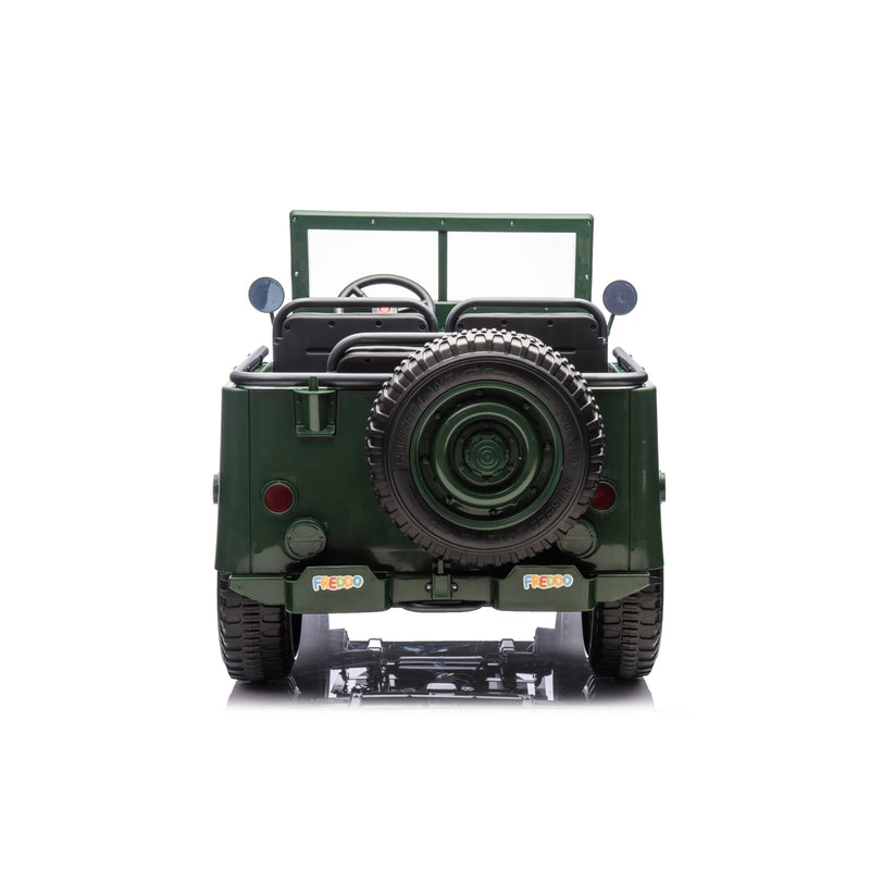 Load image into Gallery viewer, 24V Magic Cars Military Willy Jeep 3 Seater Electric Ride on
