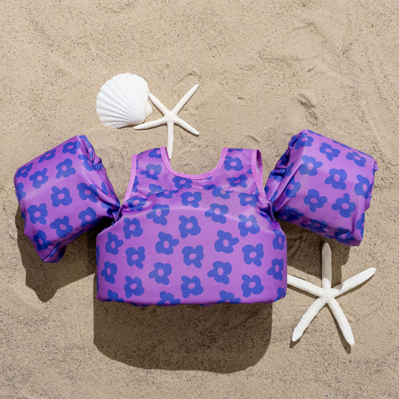 Load image into Gallery viewer, Flower Power (Purple) Kids Float
