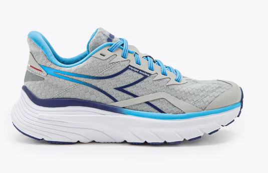 Women's Diadora Equipe Nucleo, Silver DD/Bonnie Blue, 6.5 B Medium - Skoutley Outdoors LLC