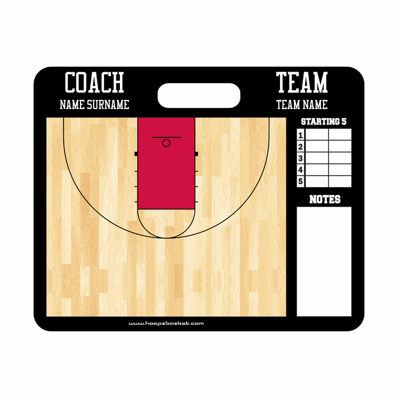 Load image into Gallery viewer, Custom High School Basketball Coaching Board 11.4 x 9.4 in (Magnetic)
