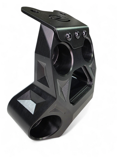 2024+ Can Am Maverick R Billet Radius Rod Plate (Black)