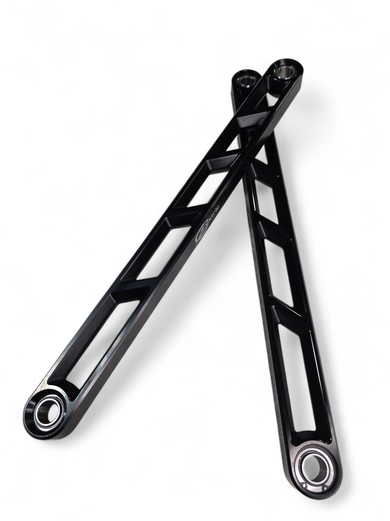 Load image into Gallery viewer, 2024+ Can Am Maverick R Rear Sway Bar Links Anodized Black
