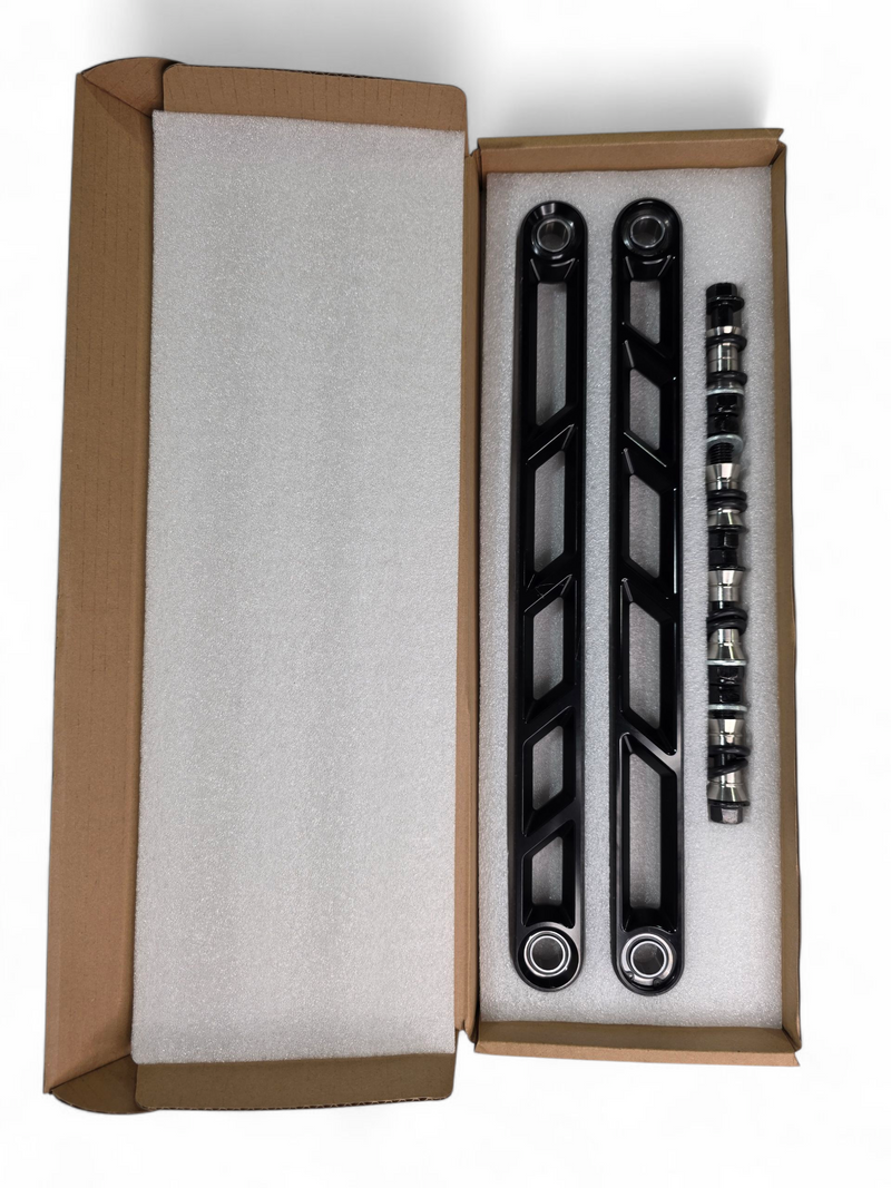 Load image into Gallery viewer, 2024+ Can Am Maverick R Rear Sway Bar Links Anodized Black
