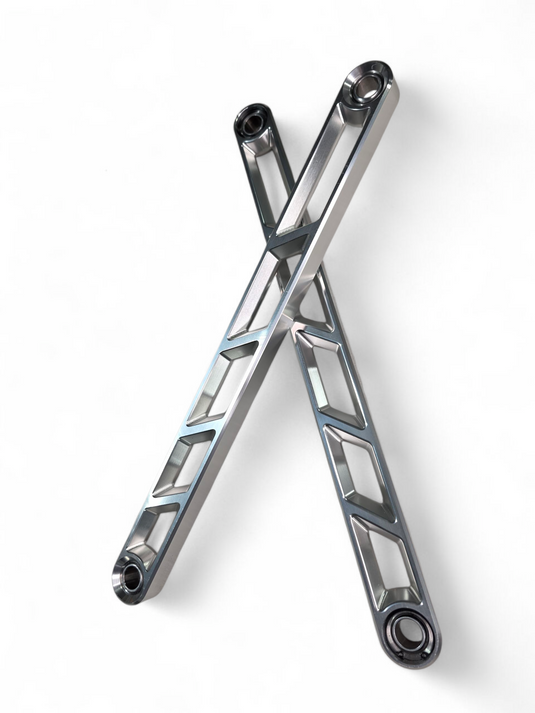 2024+ Can Am Maverick R Rear Sway Bar Links Anodized Clear