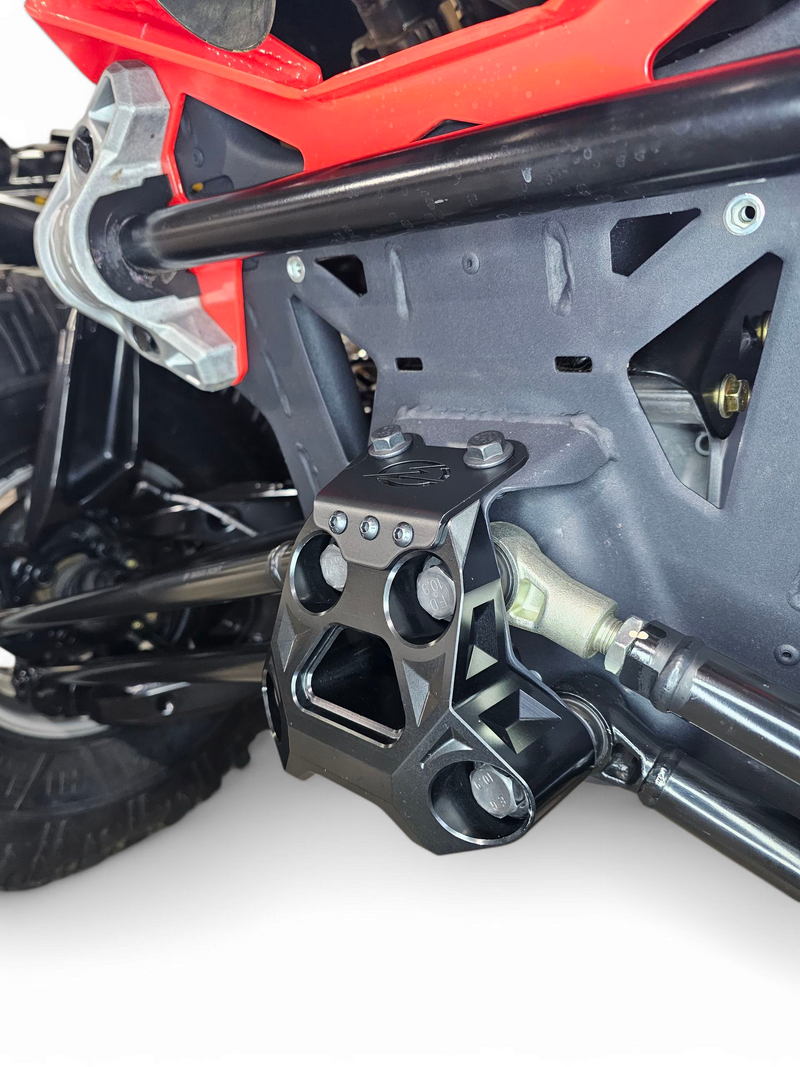 Load image into Gallery viewer, 2024+ Can Am Maverick R Billet Radius Rod Plate (Black)

