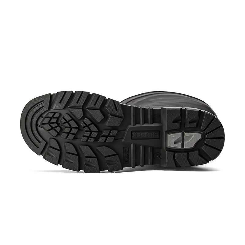 Load image into Gallery viewer, Kickaxe 15" Steel Toe Waterproof Rubber Boot – Black/Grey
