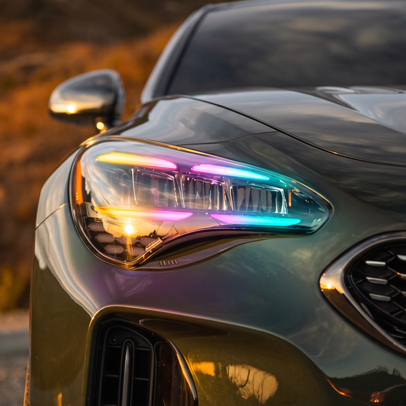 Load image into Gallery viewer, Kia Stinger Multicolor Flow Series DRL Boards (2017-2024)
