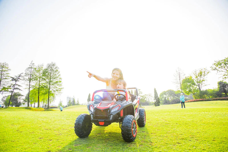 Load image into Gallery viewer, Electric 24V UTV Buggy for Kids with Rubber Tires
