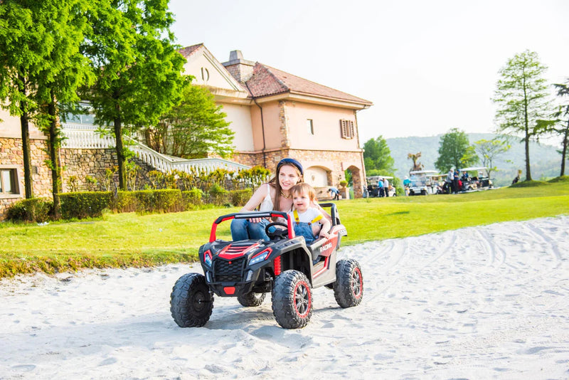 Load image into Gallery viewer, Electric 24V UTV Buggy for Kids with Rubber Tires
