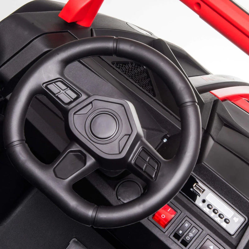 Load image into Gallery viewer, Electric 24V UTV Buggy for Kids with Rubber Tires
