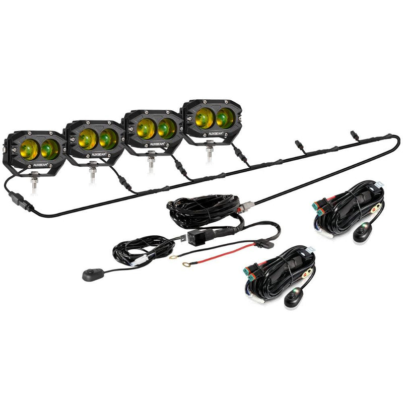 Load image into Gallery viewer, R4 Series | 4 Inch 60W LED Pods Amber Spot Driving Light
