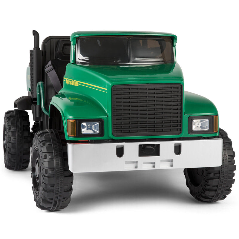 Load image into Gallery viewer, 24V Electric Ride-On Truck with Trailer and RC Control - 3 Speeds for Double the Fun!
