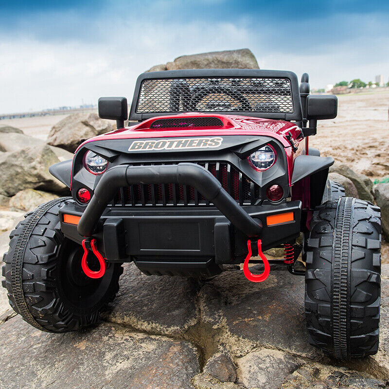 Load image into Gallery viewer, 24V JEEP Double Drive Kids Ride-On Car with 200W*2 Motors and 12V9AH*2 Batteries - Parental Remote Control Included
