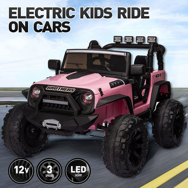 Load image into Gallery viewer, 24V Kids Electric Jeep with Remote Control, 3 Speeds, LED Lights, and MP3 Player
